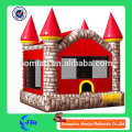 Castillo de salto lindo de la gorila inflable barata del pequeño gorrión lindo del puente del bebé del gato de la historieta para la venta